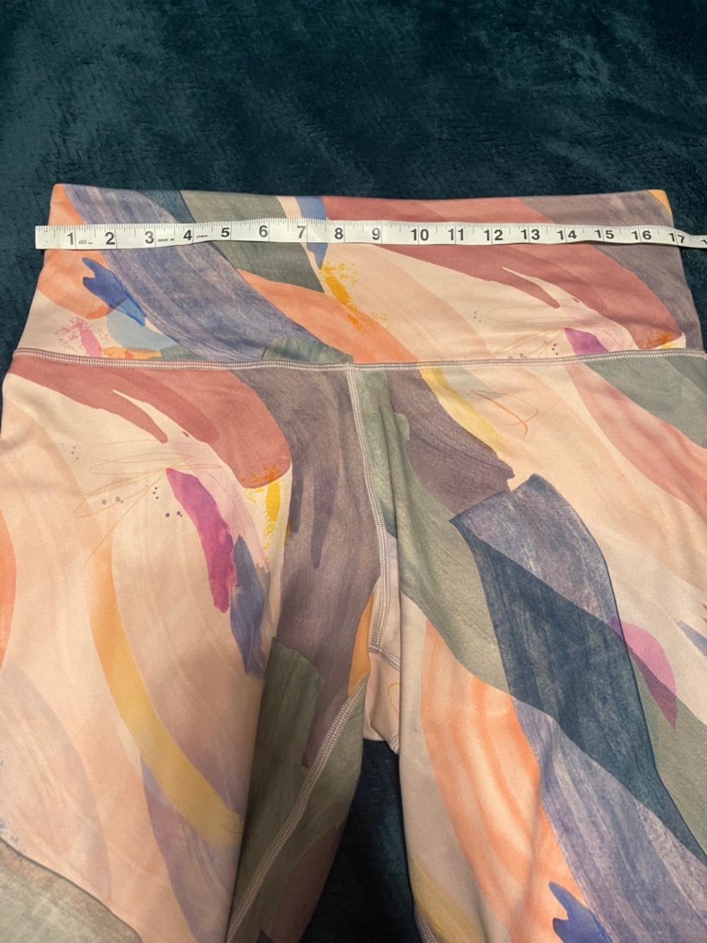 Athleta Women’s Pastel Swirl Print Leggings - Picture 5 of 10